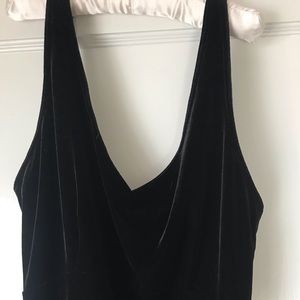 Velvet Black Cocktail Dress